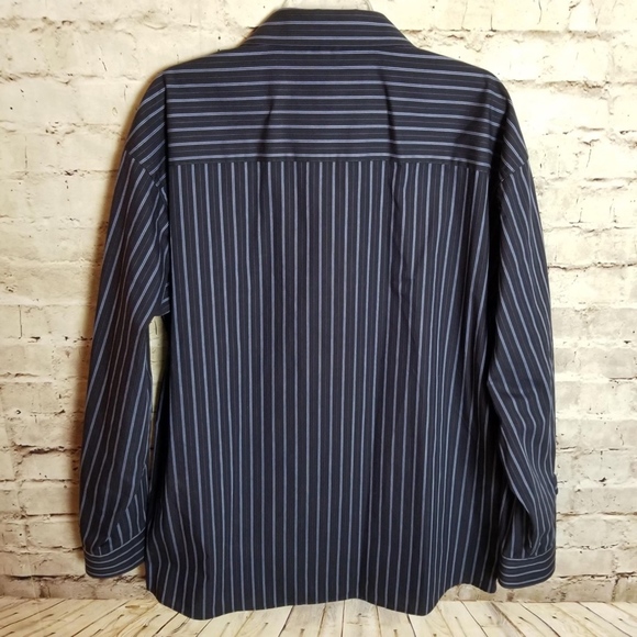 Kenneth Cole Reaction Striped Dress Shirt - Picture 6 of 8